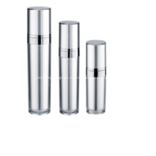 Aluminium kosmetische Lotion Airless Pump Flasche und Glas
